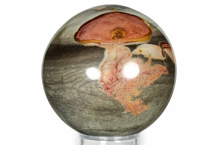 Polished Polychrome Jasper Sphere - Madagascar #341649